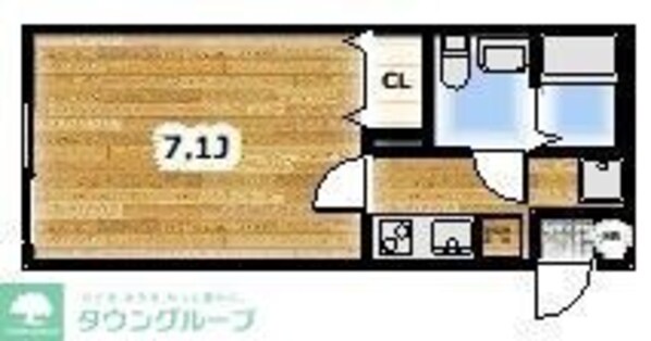 Calme川越の物件間取画像